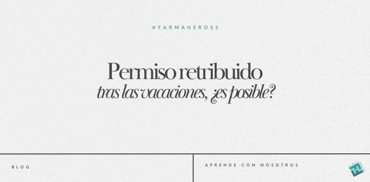 Permiso retribuido tras las vacaciones, ¿es posible?